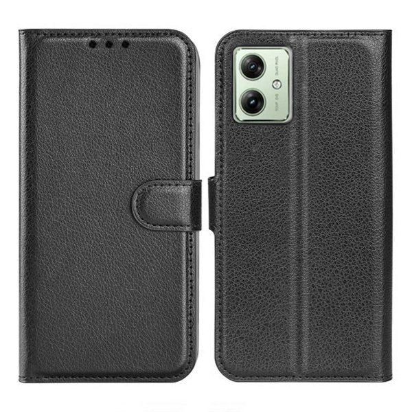 Motorola Moto G54 Etui med Stativ Svart