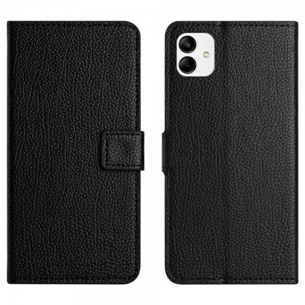 Motorola Moto G54 Etui Litchi Svart