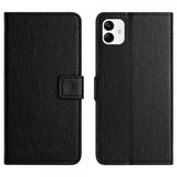Motorola Moto G54 Etui Litchi Svart