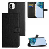 Motorola Moto G54 Etui Litchi Svart