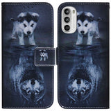 Motorola Moto G62 5G Etui Motiv Hund Og Ulv