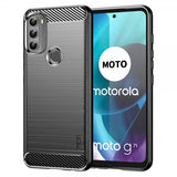 Mofi Motorola moto g71 5G Deksel Børstet Karbonfibertekstur Svart