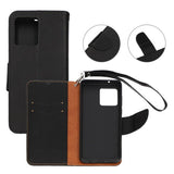 Motorola Moto G84 Etui med Stativ Svart