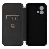 Motorola Moto G84 Etui Karbonfibertekstur Svart