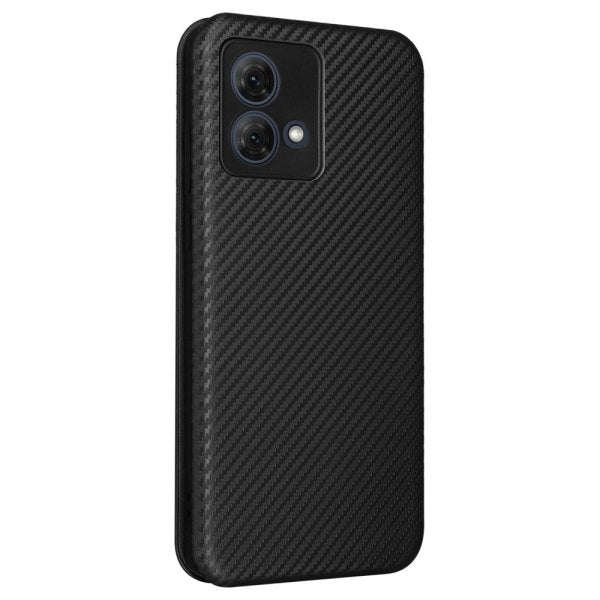 Motorola Moto G84 Etui Karbonfibertekstur Svart