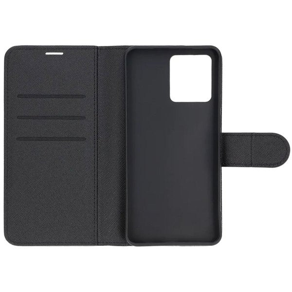 Motorola Moto G84 Etui med Stativ Svart