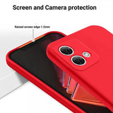 Motorola Moto G84 Deksel med Stropp Silikon Rød