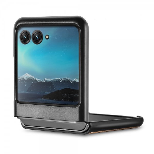 Motorola Razr 40 Ultra Deksel Karbonfibertekstur Khaki