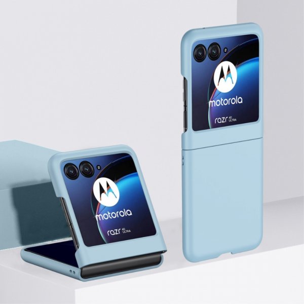Motorola Razr 40 Ultra Deksel Ultra Thin Lyseblå