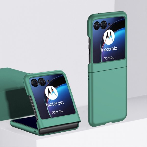 Motorola Razr 40 Ultra Deksel Ultra Thin Mørkegrønn
