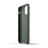 Mujjo iPhone 11 Pro Deksel Full Leather Case Slate Green