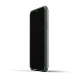 Mujjo iPhone 11 Pro Deksel Full Leather Case Slate Green