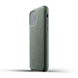Mujjo iPhone 11 Pro Deksel Full Leather Case Slate Green