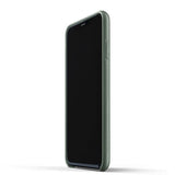 Mujjo iPhone 11 Pro Max Deksel Full Leather Case Slate Green