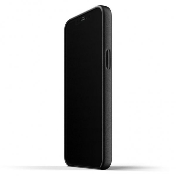 Mujjo iPhone 12 Pro Max Deksel Full Leather Case Svart