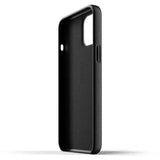 Mujjo iPhone 12 Pro Max Deksel Full Leather Case Svart