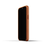Mujjo iPhone 12 Mini Deksel Full Leather Case Tan