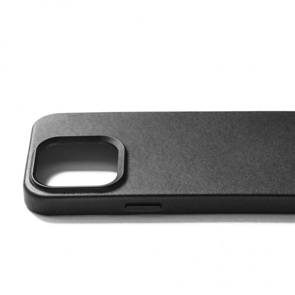 Mujjo iPhone 15 Pro Deksel Full Leather Case MagSafe Svart