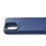 Mujjo iPhone 15 Pro Max Deksel Full Leather Case MagSafe Monaco Blue