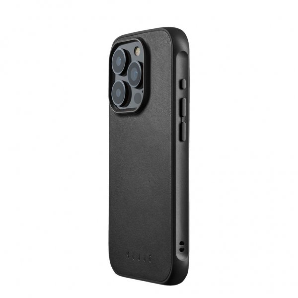 Mujjo iPhone 15 Pro Deksel Shield Case Svart