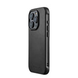 Mujjo iPhone 15 Pro Deksel Shield Case Svart