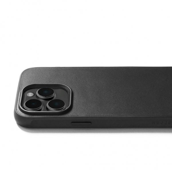 Mujjo iPhone 15 Pro Max Deksel Shield Case Svart