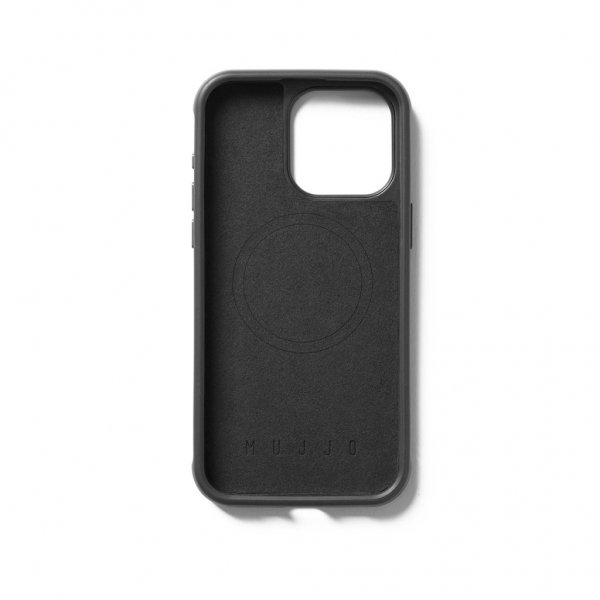 Mujjo iPhone 15 Pro Max Deksel Shield Case Svart