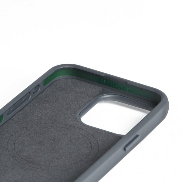 Mujjo iPhone 15 Pro Max Deksel Shield Case Steel Blue
