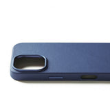 Mujjo iPhone 16 Pro Deksel Full Leather Case Monaco Blue