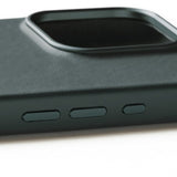 Mujjo iPhone 16 Pro Deksel Full Leather Case Livid Green