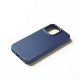 Mujjo iPhone 16 Pro Max Deksel Full Leather Case Monaco Blue