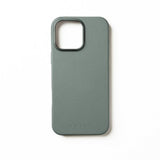 Mujjo iPhone 16 Pro Max Deksel Full Leather Case Green Smoke