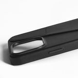 Mujjo iPhone 16 Pro Max Deksel Full Leather Wallet Case Svart