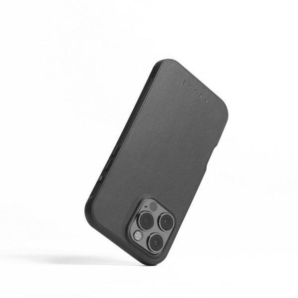Mujjo iPhone 16 Pro Max Deksel Shield Case Svart