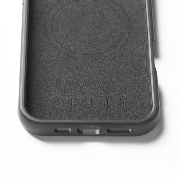 Mujjo iPhone 16 Pro Max Deksel Shield Case Svart