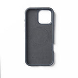 Mujjo iPhone 16 Pro Max Deksel Shield Case Steel Blue