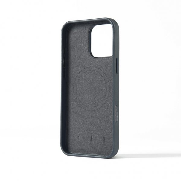 Mujjo iPhone 16 Pro Max Deksel Maiz Case Steel Blue