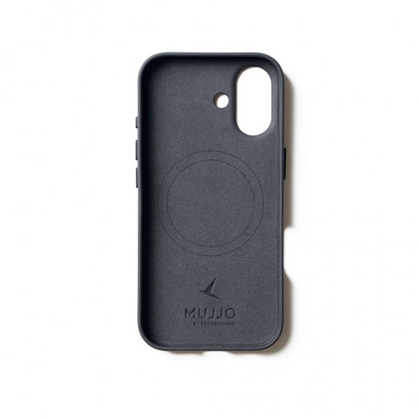 Mujjo iPhone 17 Deksel Full Leather Case MagSafe Basalt