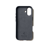Mujjo iPhone 17 Deksel Full Leather Case MagSafe Basalt