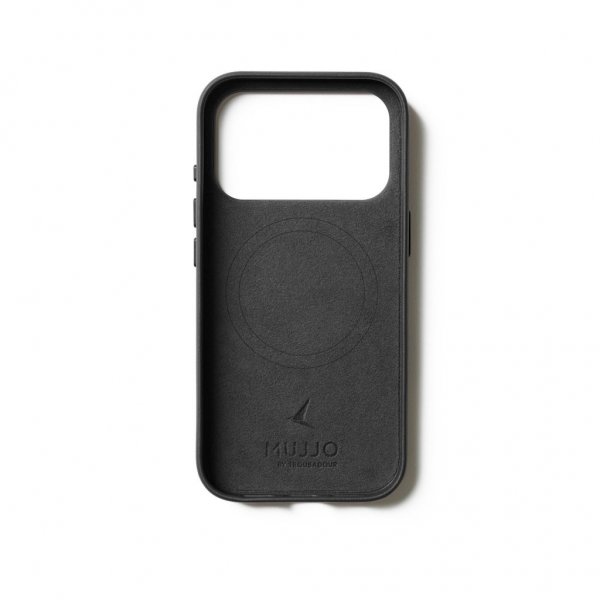 Mujjo iPhone 17 Pro Deksel Full Leather Case MagSafe Svart