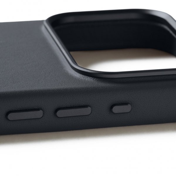 Mujjo iPhone 17 Pro Deksel Full Leather Case MagSafe Basalt