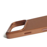 Mujjo iPhone 17 Pro Deksel Full Leather Case MagSafe Tan