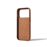 Mujjo iPhone 17 Pro Deksel Full Leather Wallet Case MagSafe Tan