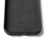 Mujjo iPhone 17 Pro Max Deksel Full Leather Case MagSafe Svart