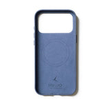 Mujjo iPhone 17 Pro Max Deksel Full Leather Case MagSafe Monaco Blue