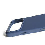 Mujjo iPhone 17 Pro Max Deksel Full Leather Case MagSafe Monaco Blue