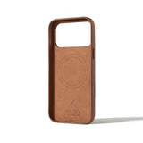 Mujjo iPhone 17 Pro Max Deksel Full Leather Case MagSafe Tan