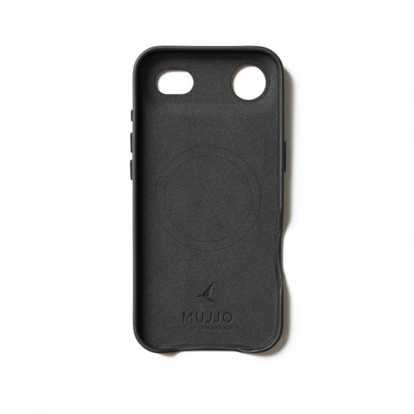 Mujjo iPhone Air Deksel Full Leather Case MagSafe Svart
