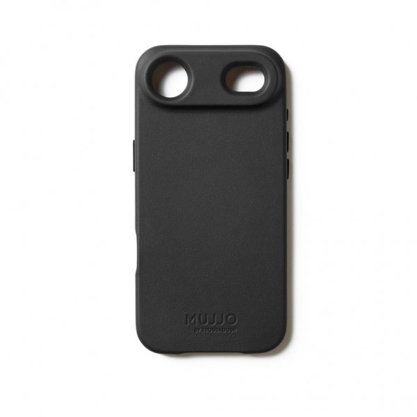 Mujjo iPhone Air Deksel Full Leather Case MagSafe Svart