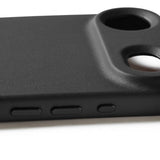 Mujjo iPhone Air Deksel Full Leather Case MagSafe Svart